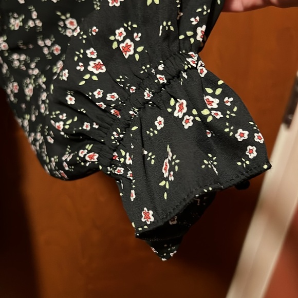 Top Shop blue floral ruffled dress-NWT - Picture 8 of 11